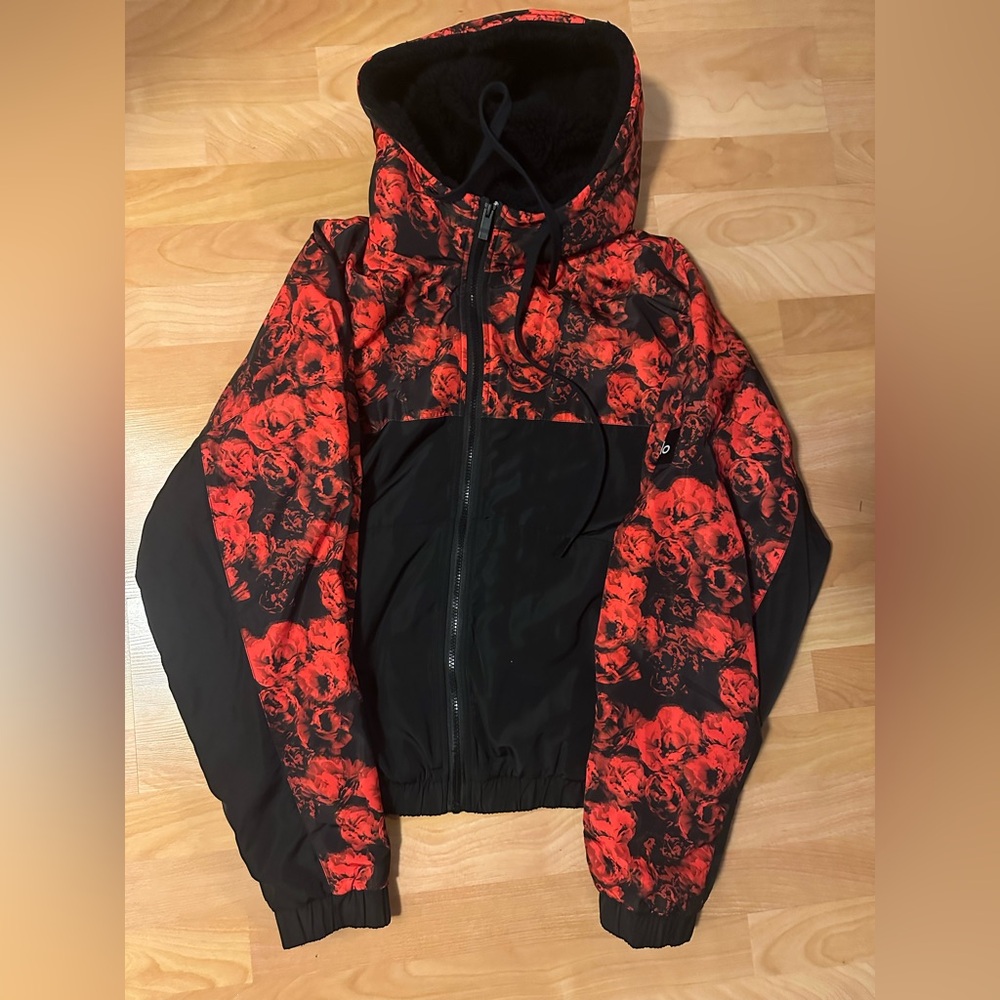 Alo Roses Duality Full Zip Hoodie Large